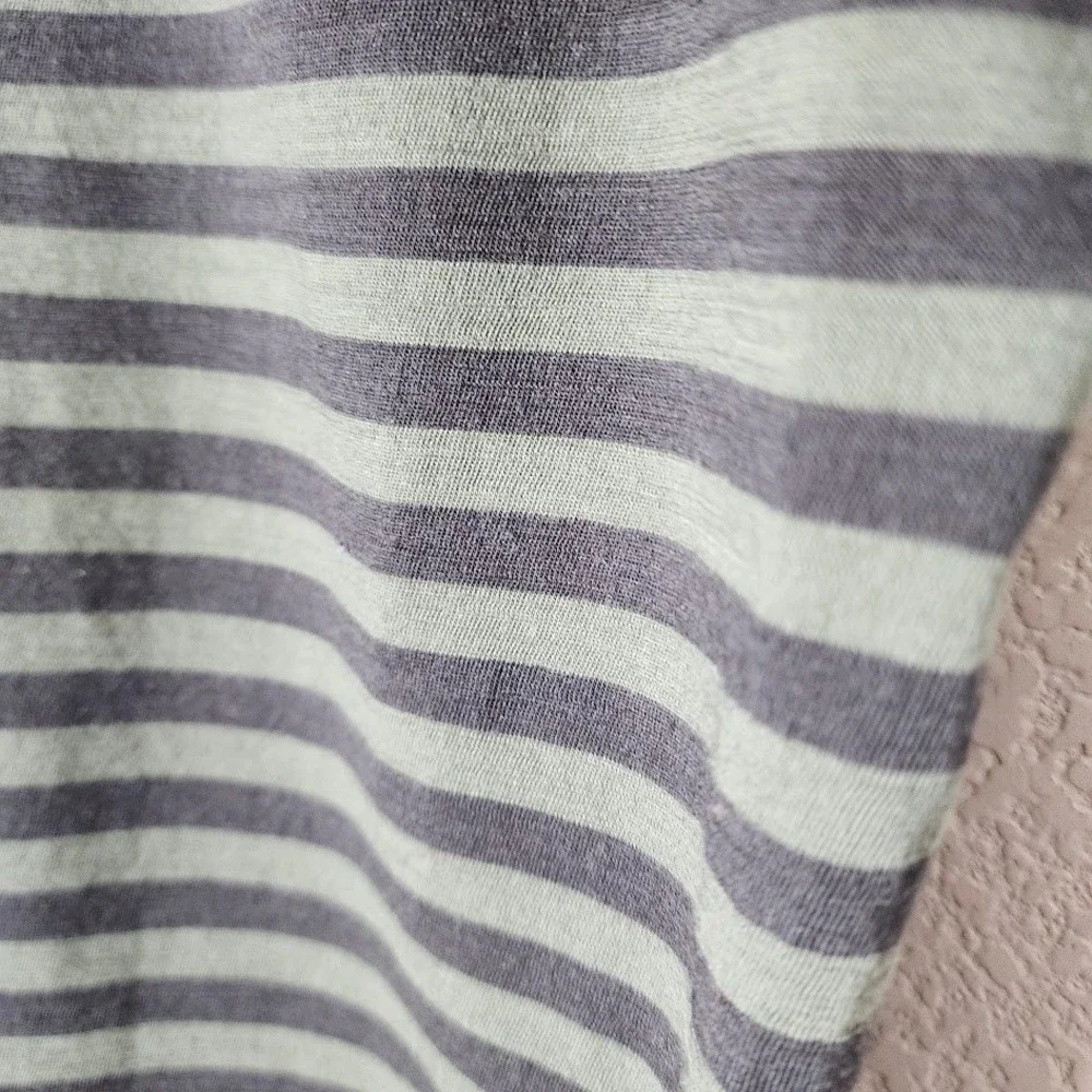 PATAGONIA‎ Merino Wool Striped Polo Shirt Green Outdoor Core Size L
